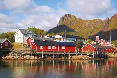 Today, a number of the original cabins are offered by Svinøya Rorbuer as tourist accommodation.