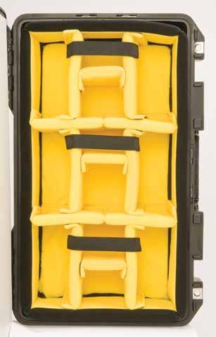Most Pelican protector cases come with our Pick N Pluck shock-absorbent