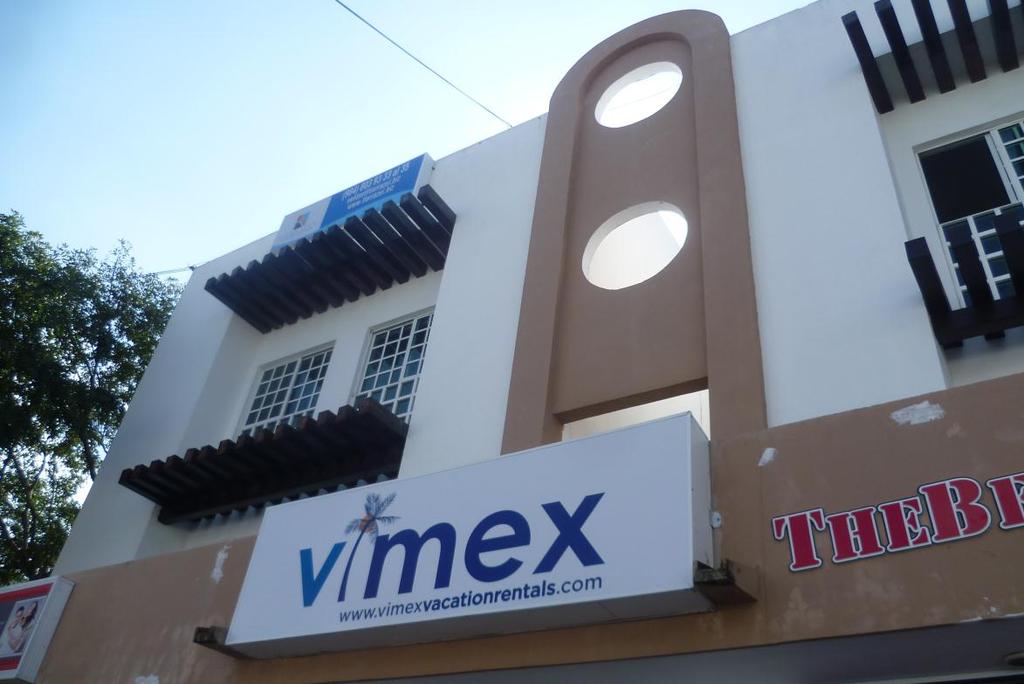 The Vimex Office The office is located just down the street from condo. As you leave the main gate, make a right and cross 15 th Av.