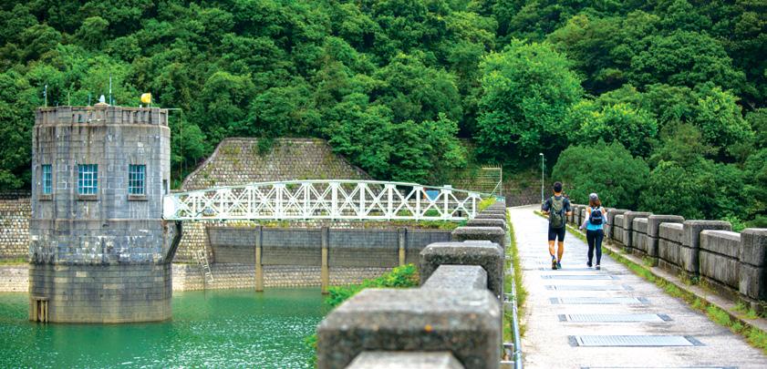 There are no eateries or kiosks in the park. To the starting point From MTR Tsuen Wan Station, Exit B1, take green minibus 82 on Shiu Wo Street for Shing Mun Reservoir.
