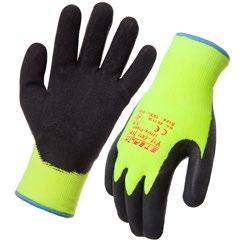 HAND PROTECTION CATGRIP ALL-PURPOSE GLOVE CODE: 443037 SIZE: 9, 10 Blue seamless knitted polycotton shell. Blue latex coated palm.