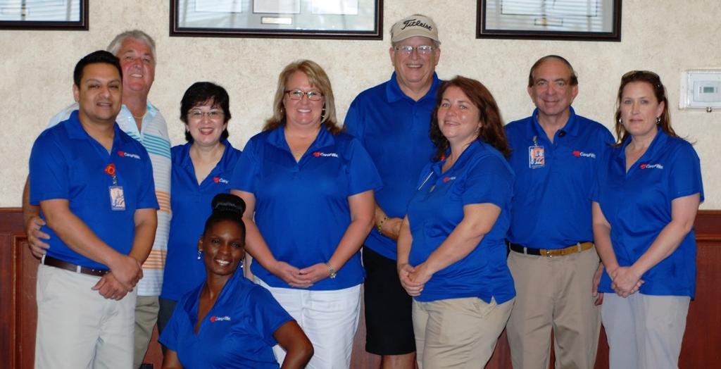The volunteers who made the 2016 Golf Tournament run so smoothly.
