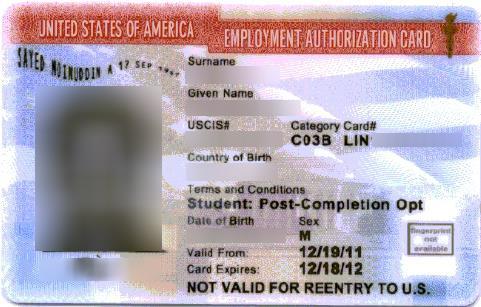 Employment Authorization Card (EAD) Signature: Some states will not allow as documentation for driver s license If signature is missing.