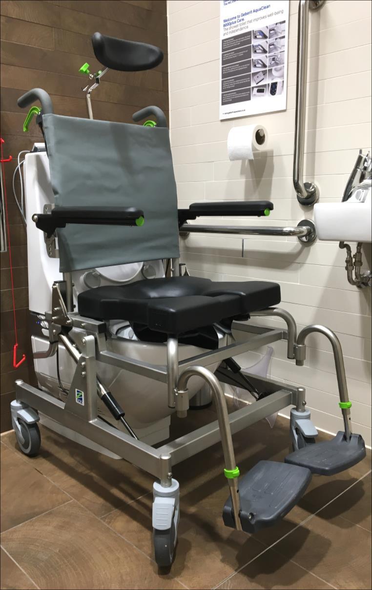 Wealden Rehab The Raz Key features Stainless steel frame & hardware Adjustable tension fabric