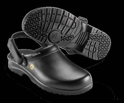 SERIES: FUSION CLOG ESD Facts about FUSION CLOG ESD OUTSOLE: Extra slip resistant and shock absorbing PU outsole Lightweight and extra slip resistant clogs with optimal comfort.
