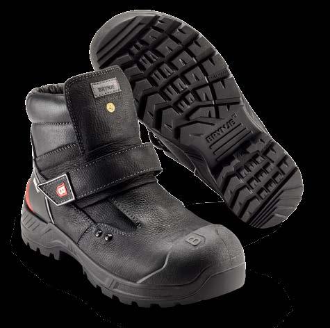 SERIES: 400 NEW 449 / WELDER SPECIAL FEATURES: Welding bootee with hook and loop closure LINING: Leather lining with reinforcement in the heel area for extra durability INDUSTRIES: Especially