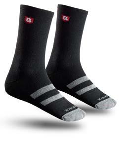 7053009 / BRYNJE LIGHT Lightweight and durable high-quality socks made from Coolmax, which makes the socks sweat transporting and breathable, as well as keeping feet dry.
