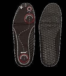 The sole is designed for optimum comfort and is constructed