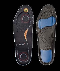 68144 / BRYNJE UNIVERSAL INLAY SOLE Hi-Poly sole, lined on the outside with abrasion resistant polyester for optimal durability.