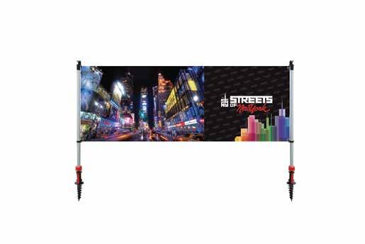 Outdoor Displays Water Base displays are constructed of high quality aluminum that offer an easy to use attractive, portable and weather proof. It takes simply seconds to change out the graphic.