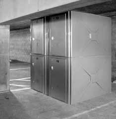 The use of bike lockers at your facility provides several advantages.