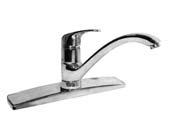 Extended Lever Handle Encore Single Handle Faucet with Ceramic Cartridge, w/hot Limit