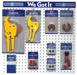 Pegboard Solutions (continued) TB4000 WRENCH & PLIER TOOL BOARD J40021 COMPRESSION SLEEVE PULLER $41.73 6 J40035 LAVATORY NUT REMOVAL TOOL $25.33 6 P60001 2-1/8 CAPACITY 10 LONG SLIP JAW PLIERS $27.