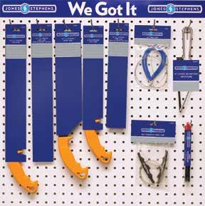 Pegboard Solutions (continued) TB4300 SAW TOOL BOARD (1) 2 x 2 PEGBOARD, (9) PEG HOOKS, (1) HEADER, REORDER TAGS, & PLANOGRAM S49008 12 E-Z STROKE SAW $31.