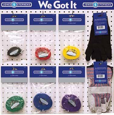 81 6 S20103 1 x 8 GREEN CAM STRAP $14.40 6 S20104 1 x 10 BLUE CAM STRAP $14.95 6 S20105 1 x 12 PURPLE CAM STRAP $16.94 6 G50204 PAIR LEATHER PALM LOW SAFETY CUFF GLOVES $4.