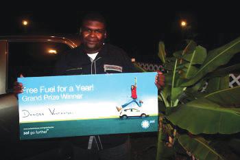 Student Wins Free Fuel For a Year with Sol BVI The Free Fuel for a Year Promotion concluded in BVI on Friday October 14, 2016 at a ceremony held at Myett s Chill Zone on Tortola Pier Park.