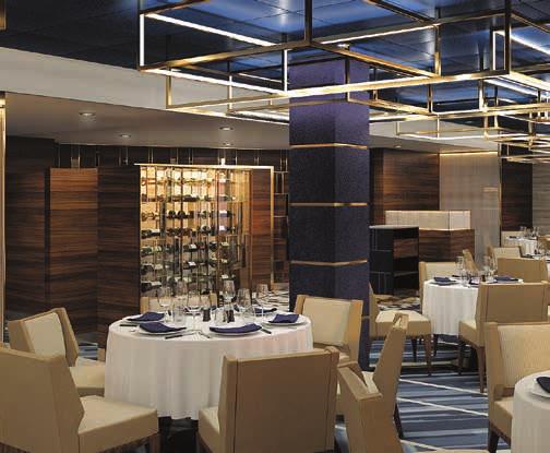 REGENT SEVEN SEAS CRUISES OUR RESTAURANTS Aboard our ships, you may choose to dine in any of our elegant specialty restaurants, with never a charge.