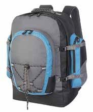 GRAN PARADISO 1788 MONTE ROSA 1797 Excellent hiking rucksack One main compartment with a second smaller one in the front Two large side pockets Adjustable padded