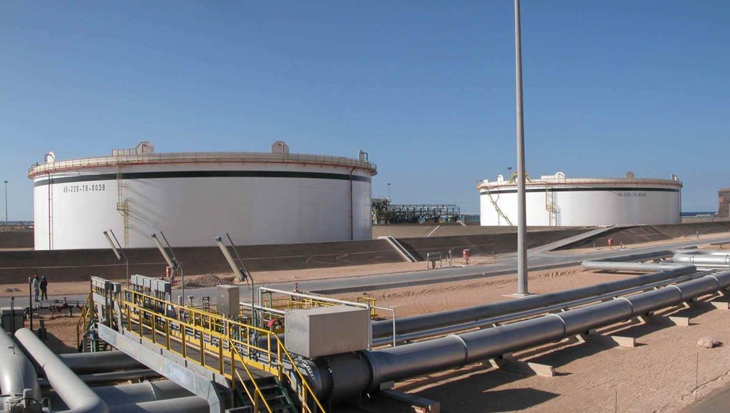 Wafa Coastal Plant Technical Information 5 OIL STORAGE TECHNICAL DATA Purpose: storage of stabilised oil prior