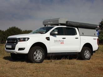 Litre fuel tank (long range) 12V/150 W solar dual battery electrical system 80 Litre water tank Group O: Ford Ranger 2.