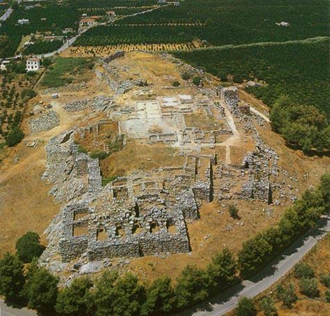 Mycenaean Art Architecture Plan of the palace and southern