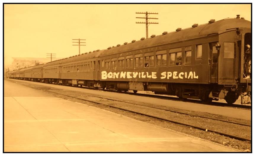 Roosevelt rode the Bonneville Special which carried them from Portland to Bonneville and The Dalles.