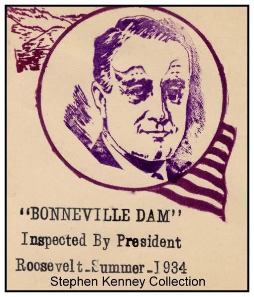 President Roosevelt returned to Bonneville in 1937 to dedicate