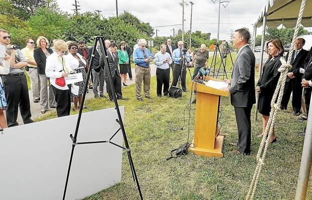 From the Norristown Times-Herald Lafayette Street corridor project underway in Norristown Montgomery County Commissioners Josh Shapiro and Leslie Richards hold a ground breaking ceremony for the