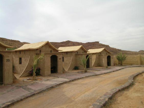The camp also has terraced areas with a traditional Zerb oven.
