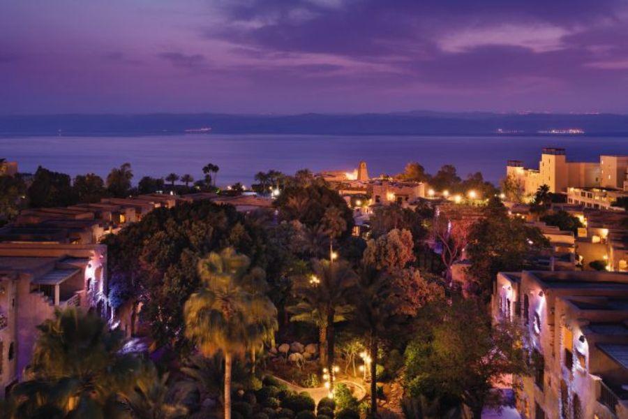 MOVENPICK RESORT & SPA DEAD SEA This luxurious resort has great oriental flair, featuring a combination of natural traditional local stone, handcrafted wood and beautiful fabrics.