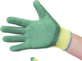 hand pr otec tion - Gener al handling 2 3 4 4 Seamless Knitted Gloves Grey nitrile foam coating on a 13 gauge seamless knitted white nylon liner with knitted elasticated cuffs.