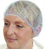GROUP 962 WORKWEAR Disposable Hair Nets Disposable bonded polypropylene hairnets have a fine open weave with stitched elasticated opening. One size fits all.