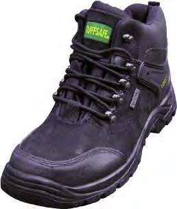 GROUP 963 SAFETY FOOTWEAR Nubuck Welted Safety Boots Steel Midsole BBH 01 Manufactured to EN345. Goodyear welt construction. Ultra flexible and lightweight sole. Steel midsole.