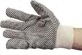 00 Hot Mill Gloves Canvas fleece double palms, forefinger and thumb, with cotton drill back, knuckles and cuff.