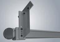 weinor recommends using a mounting plate for the rafter bracket. 5 93 16 ø 13 max.