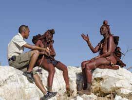 Marienfluss Conservancy, registered as a community conservancy in 2001, is sparsely populated and home to semi-nomadic Himba clans numbering