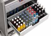 Create order when filling minibars and prevent bottles from falling over during transport.
