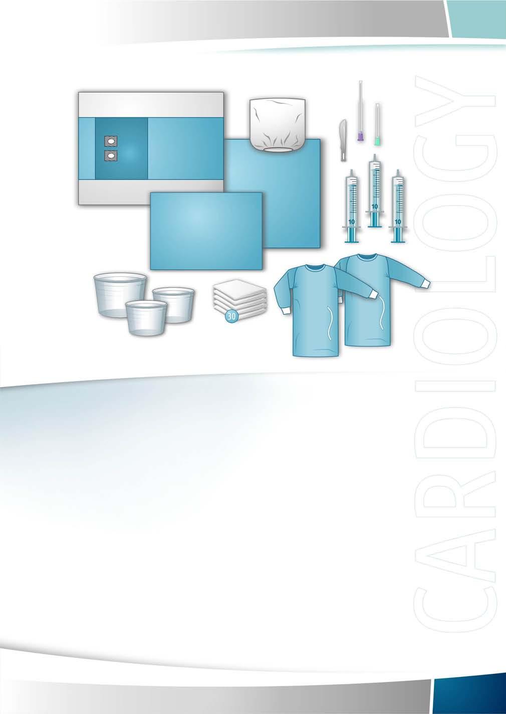 Disposable surgical products DSP MONITORING SET REF. 42000547 sets in carton 8 Femoral Angio-drape, double side 2x Fen.