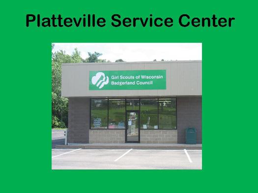 The Platteville Service Center has a meeting room with a