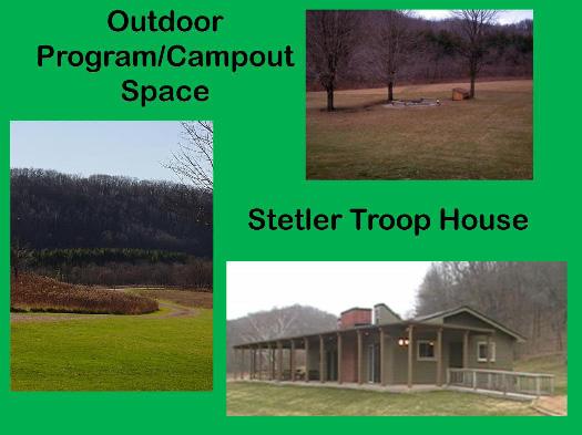 Stetler is a great place for a first overnight.