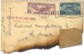 Estimate $300-400 1894 Cuba, 1931, Ex per i men tal Hy dro plane Route, lovely pair of cov ers, Baracoa to Antilla and Antilla to Baracoa, Route tested for ser vice to towns