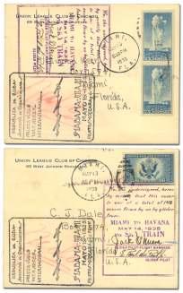 1906 Cuba, 1939-1983, Cuba Postal Rocket Mail Ex hi bi tion Col lec tion, of over 50 items, in cludes some An ni ver sa ries (of which many are signed by Terry), in - cludes reg is tered (only 50 pro