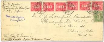 Estimate $750-1,000 2011 United States, 1929 (May 4), FAM 7 Mi ami to Nassau, forced down at Berry Is lands, located adjacent to New Prov ince Is land which is sit u ated in Nassau, cover bears a