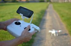 Monitoring the progress of business project Partial list of activities which constitute the commercial use of a drone: wedding photography or video land