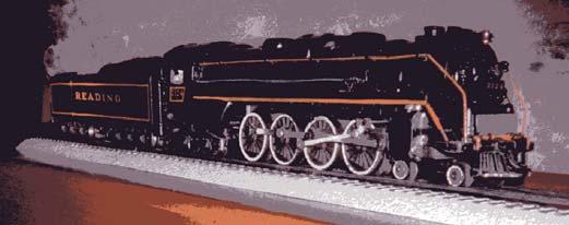 TWO CUSTOM READING T-1 S by the Reverend Philip K. Smith, TCA #82-17298 Lionel and MTH have each produced near-scale models of the famous Reading T-1 4-8-4 s.