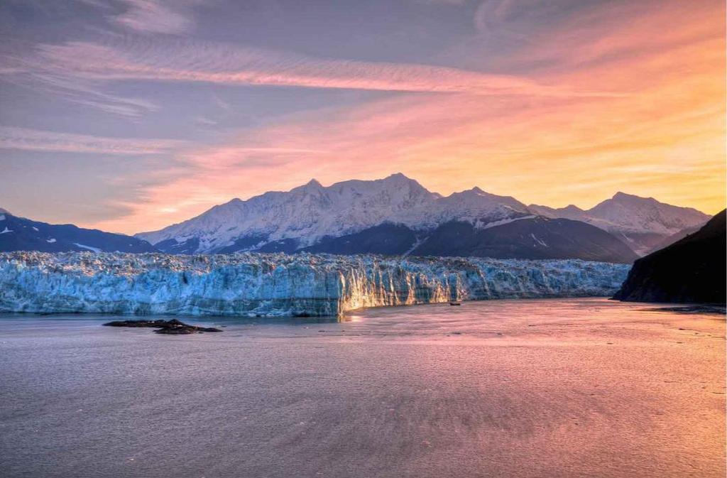 Day 3 Hubbard Glacier (Cruising) - 3:00 pm to 5:00 pm You can have breakfast in your cabin, followed by breakfast in the main dining room, followed by a breakfast buffet up on deck if you like.