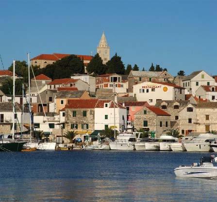 PRIMOŠTEN The most picturesque small town in the Adriatic, the historic town of Primošten is situated on a small island connected to the mainland by a bridge and surrounded by vineyards, olive
