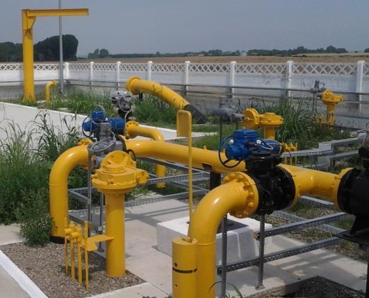 5 km 4 Land pipeline section + fiber optics + valve