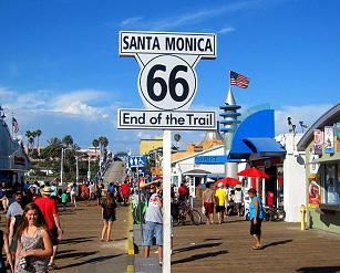 Within less than several blocks are: Santa Monica State Beach, the world famous