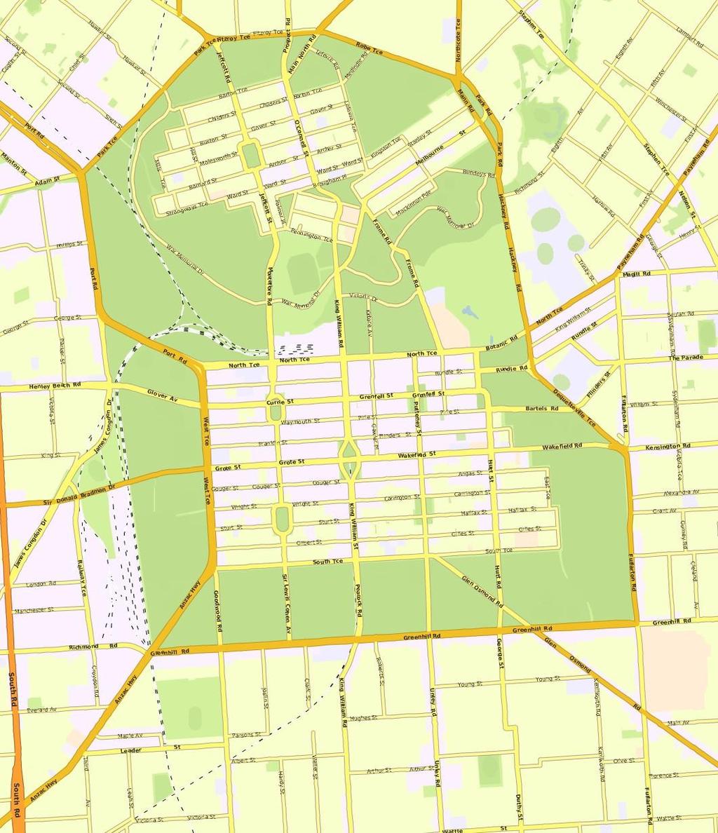 ADELAIDE Suburb Map Prepared on 0/07/08 by Your Property Expert, 08 8 5900 at Ray White Adelaide. Property Data Solutions Pty Ltd 08 (pricefinder.com.